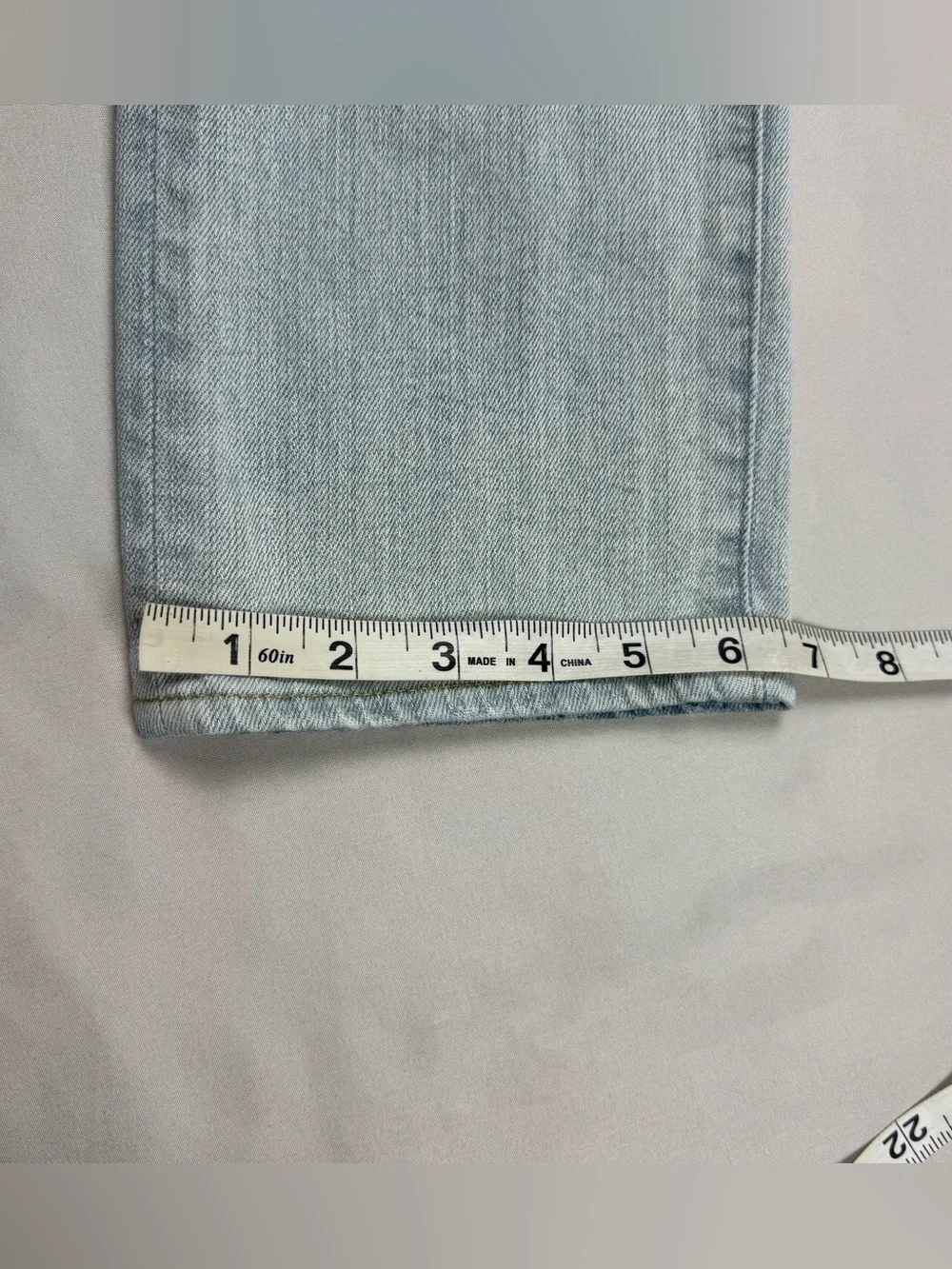 Polo Ralph Lauren Mens Hampton Slim Jeans 32 x 30 Light Washed Denim B9